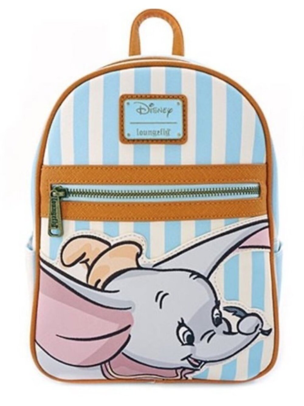 Loungefly Disney Dumbo Elephant Striped Mini Backpack NWT